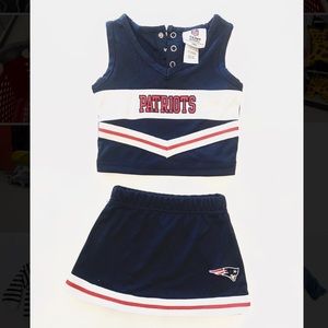 New England Patriots infant cheer uniform
